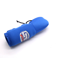 Housse de bouteille de bière ou de soda isolée en mousse OEM, forme de veste, manchon en néoprène, porte-canette avec fermeture éclair