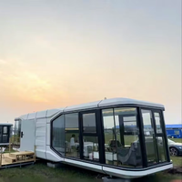 Maison-conteneur de luxe, capsule spatiale, haute qualité, intelligente, à commande vocale, moderne, détachable, maison-conteneur spatiale