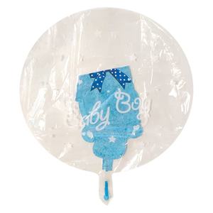 Urso de hélio de 24 polegadas, balão transparente com urso, folha de bobo, para decoração de festas e chá de bebê - Product Image 3