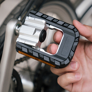 <span class=keywords><strong>Pedales</strong></span> de bicicleta plegables de liberación rápida Rock Brothers, <span class=keywords><strong>pedales</strong></span> de ciclismo antideslizantes con rodamiento de aleación de aluminio para bicicletas de montaña y carretera - Product Image 3