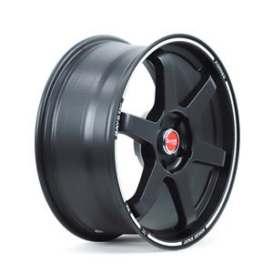 DX008 새로운 맞춤형 TE37 BRONZE + 라인 플로우 성형 자동차 합금 휠 림 - Product Image 3