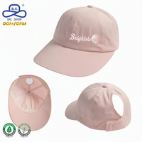 Gorra Deportiva de Béisbol Ligera de Secado Rápido con Orificio para Cola de Caballo y Logotipo Bordado Personalizado de Fábrica para Mujer, Uso Diario al Aire Libre