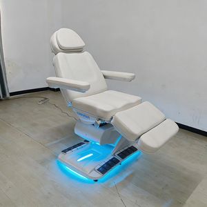 Cama eléctrica de belleza para salón de belleza, cama blanca para pestañas, cama para tatuajes con un solo botón, cama de masaje multifuncional - Product Image 3