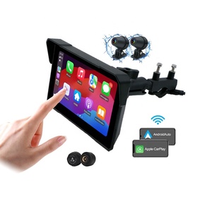 หน้าจอรถยนต์ขนาด7นิ้วพร้อมดีวีอาร์ IP67กันน้ำกันฝุ่นอุปกรณ์เสริมรถจักรยานยนต์ - Product Image 1