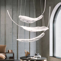 Lustre LED créatif en forme de filet pour salle à manger, chambre à coucher, éclairage intérieur de la maison, style moderne, luminaire suspendu