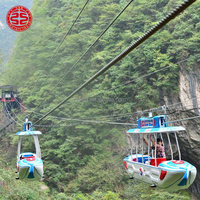 Funiculaire de tourisme pour aventures en plein air, transport aérien, visites panoramiques