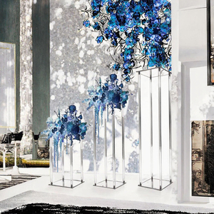 CRE8IFY - Soporte de Flores Acrílico Transparente Profesional y Moderno de 40/60/80 cm, Florero Decorativo, Centro de Mesa para Bodas, Fiestas y Eventos - Product Image 3