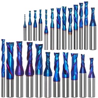 Fraises personnalisées CNC up Cut Spiral Wood Metal Fraise carbure monobloc 4 cannelures -- 10mm Shank up Helical ZrN Coat