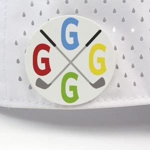 HN10 Laser Cut Hole Perforated Rubber Patch logo Cap With Rope 5 Panel <strong>Waterproof</strong> Tee Holder Magnet Ball Marker Custom Golf <strong>Hat</strong> - Product Image 6