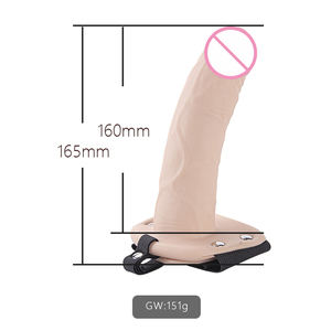 Tragbarer Penis riemen auf hohlem Dildo Soft Matt PU Hochwertiger Nylon Dildo PVC Harness Gürtel Sexspielzeug für Frauen - Product Image 6
