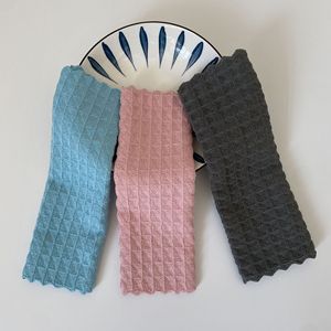 Paños de limpieza Xin Zhong Hua, paños de microfibra absorbentes para cocina, muebles, diseño de rejilla HFG001 - Product Image 1