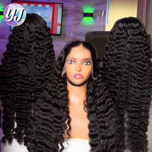 Raw Indiaans natuurlijk haar pruik zonder lijm, pruik van echt haar met kant aan de voorkant, Braziliaans haar met cuticula-uitlijning, 360 Full HD frontale kantpruik - Product Image 4