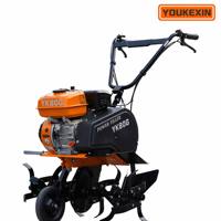 YKX 170F Motocultor a Gasolina de Alto Torque con Transmisión por Correa, Mini Cultivador para Huertos, Terrenos Montañosos y Labranza Agrícola