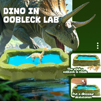 Fabricant de jouets ODM/OEM BIG BANG SCIENCE, kit de laboratoire Dino In Oobleck, jouet scientifique pour enfants sur le thème des dinosaures, jouet scientifique STEM sur les fluides non newtoniens