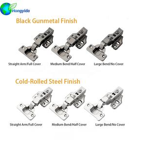 Bisagras de Acero Inoxidable de Alta Calidad con <span class=keywords><strong>Cierre</strong></span> <span class=keywords><strong>Suave</strong></span> 3D de 35 mm, Autodeslizantes y de Cobertura Total para Muebles de Cocina, Hogar y Oficina - Product Image 2