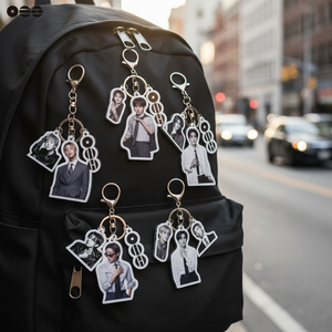 2026 World Tour Arirang Wholesale Kpop Idol Bangtan Boys Jungkook V Jimin Jin Suga Rm Eco-Friendly Safe Acrylic <strong>Keyring</strong> <strong>Charms</strong> - Product Image 1