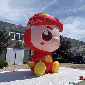 Personnage de dessin animé géant gonflable personnalisé Aero IP, mascotte professionnelle gonflable GG Bond, <span class=keywords><strong>Superman</strong></span> cochon - Product Image 3