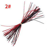 B Silicone Spinnerbait Jig Jupe Pêche Plastiques Souples Bandes Silicone Jupes Fil De Silicone Haute Pêche À La Mouche Streamer