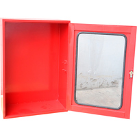 Armoire à Enrouleur de Tuyau d'Incendie en Acier Inoxydable Flexible à Prix d'Usine, Porte Simple/Support de Tuyau, Boîte de Protection Incendie pour Aéroports