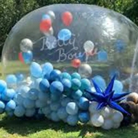 Ballons de fête pour enfants, maison amusante, dôme géant transparent gonflable en cristal, tente à bulles, ballons gonflables transparents pour maison