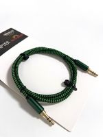 Nuevo Cable de Audio de 3.5mm con Trenzado para Micrófono, Altavoz de Coche, MP4, Auriculares, Conexión AUX Macho a Macho