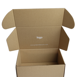 Custom Kraft Paper Cosmetic Paper Mailer Airplane Boxes Customized Corrugated Carton Mailer Shipping Box - Product Image 1
