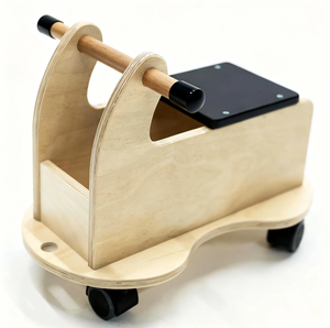 Trottinette en bois pour tout-petits, jouet Montessori à construire soi-même, vélo d'équilibre et planche en bois, plans de bricolage MT260507, plans complets de menuiserie DIY pour - Product Image 1