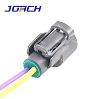 Konektor 2 Pin Tahan Air untuk Kabel Otomotif 6189-0156 DJ70230F-2.2-21