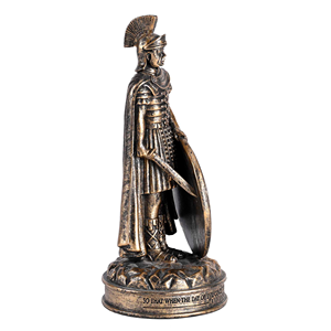 TD armatura completa di dio statuetta in bronzo sculture 8.75H - Product Image 2