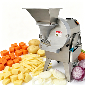 High Quality Stainless Steel Commercial Cassava Tomato Copra Cabbage Onion Shredding Machine <b>Vegetables</b> Dicers Slicer Machine - Product Image 1