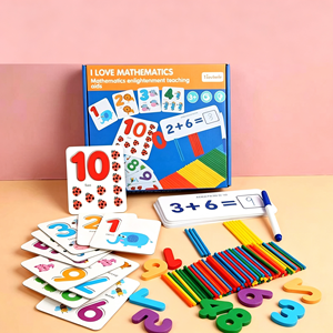 Nuovo gioco di apprendimento numerico multifunzionale conteggio della <span class=keywords><strong>matematica</strong></span> giocattolo per bambini numero di corrispondenza all'ingrosso gioco di Puzzle giocattolo in legno per bambino - Product Image 5