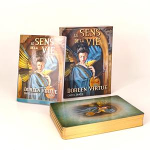 FX Custom Luxury <b>Gold</b> Foil Edge Life Purpose Oracle Deck With Box & Guidebook Spiritual Divination Tarot <b>Cards</b> - Product Image 2