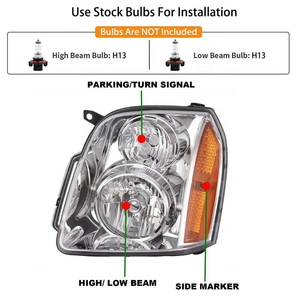 Faro Delantero LED OE AURON Nuevo de 32V 6000K 60W 6000 Lúmenes, Luz Baja para GMC Yukon 2007-2014, Venta al Por Mayor - Product Image 2