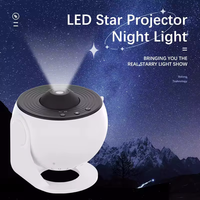 Projecteur de lumière nocturne LED Galaxie Planétarium pour enfants et adultes, lampe en plastique, nouvelle chambre moderne, nébuleuse nuage, rotation à 360 degrés, maison