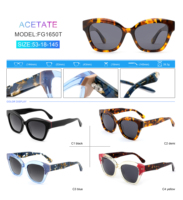 Lunettes de soleil unisexes tendance, montures carrées œil de chat, verres polarisés, haute qualité, légères, de luxe