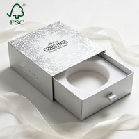 Boîte cadeau de luxe à ouverture coulissante, style boîte d'allumettes, emballage rigide, présentation festive pour la vente au détail, impression personnalisée avec insert en EVA
