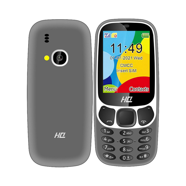 2025 New Cheap Kai OS Feature Phone 3310 Best Quality Seniors Mobile Cell 2.4inch OLED SOS Dual SIM QWERTY Keyboard Spanish