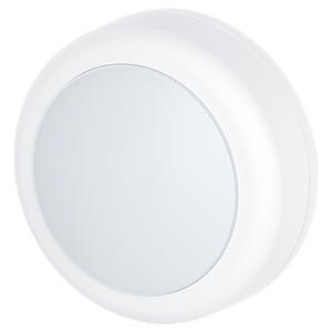 Luz nocturna LED redonda con control remoto, funciona con pilas, 13 colores RGB, regulable, lámpara para armario, dormitorio, vitrina - Product Image 2