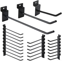 Hxjh-mech — barre simple pour suspension murale, différentes tailles, stockage facile des crochets pour exposer les bijoux au supermarché