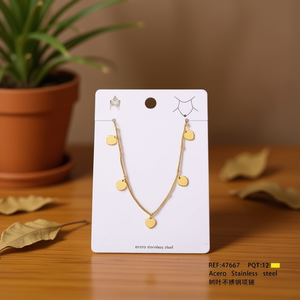 Collana in Acciaio Inossidabile a Forma di Foglia 47667 PQT12 - Product Image 3