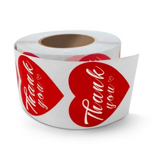 Pegatinas de Agradecimiento Personalizadas, Etiquetas Adhesivas Impermeables Personalizadas, Impresión a Máquina, para Regalos y Manualidades - Product Image 2