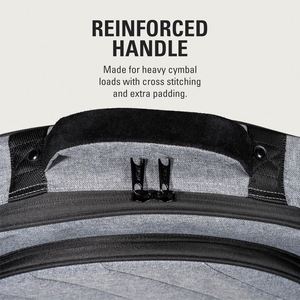 Free sample Cymbal <b>Bag</b>, Double Layer Cymbal Gig <b>Bag</b> with 6mm Padded <b>Dividers</b>, Carry Handles and Backpack Straps - Product Image 2