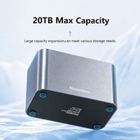 Blueendless SSD Enclosure Hard Disk Eksternal SAS/SATA Hard Drive Docking Station untuk HDD SSD SAS SATA Hard Disk 2.5 Inci 3.5 Inci