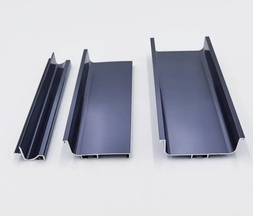 ROYEN Extrusion Factory Prices Cabinet C Type Gola Mebel Profilo in alluminio per armadio da cucina Sistema di maniglie orizzontali