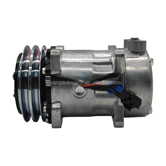 7H15 2A 12V 8-Foot AC Compressor Heavy Duty Design for Commercial Vehicles & Machinery Direct Fit Direct Fit High Performance