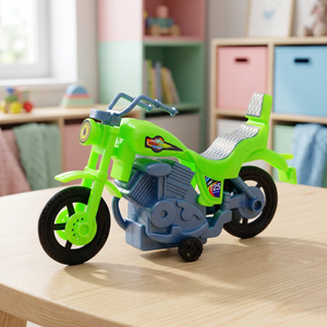 Mini moto en plastique pour enfants de 2 à 4 ans, véhicule de jeu d'aventure en plein air, emballé en BOPP - Product Image 3