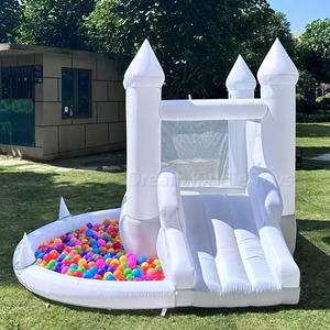 <span class=keywords><strong>Castillo</strong></span> Inflable para Niños, <span class=keywords><strong>Mini</strong></span> <span class=keywords><strong>Castillo</strong></span> Blanco, Casa de Brinco Blanca Pequeña para Interiores - Product Image 3