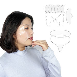 Nuovi cerotti antirughe sul <span class=keywords><strong>collo</strong></span> in Silicone 12x15cm di bellezza per la cura personale per prevenire le rughe comodi cuscinetti in Silicone per il sollevamento del viso - Product Image 3