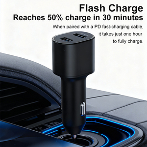 <span class=keywords><strong>Cargador</strong></span> de Pared Doble PD de 45 W y 15 W con 2 Puertos EP L5300 USB C para Automóvil, Compatible con <span class=keywords><strong>Samsung</strong></span> S23 S22 S22 A14 <span class=keywords><strong>5G</strong></span> A04E A54 <span class=keywords><strong>5G</strong></span> <span class=keywords><strong>A34</strong></span> - Product Image 4