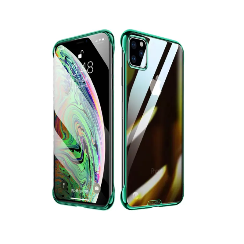 SULADA Mạ Gốc Không Khung Điện Thoại Di Động Trường Hợp Đối Với iPhone 11pro Chống Rơi Trường Hợp Điện Thoại Cho iPhone 11 Pro MAX ZY-291